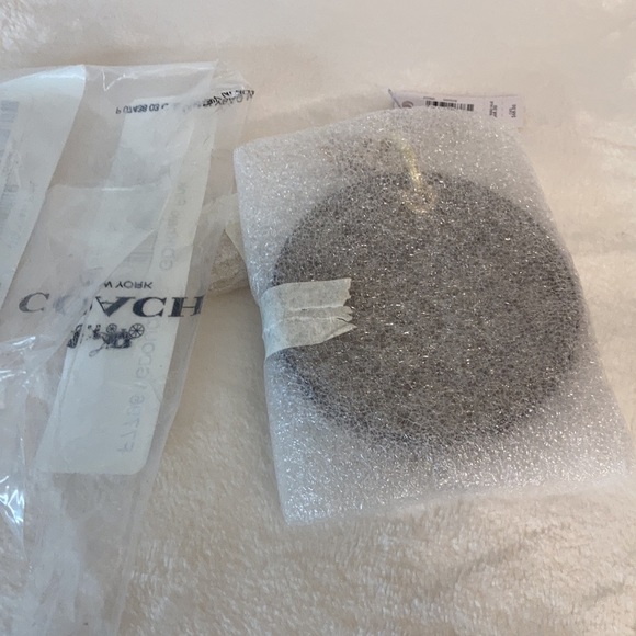 Coach Mirror Bag Charm In Signature Canvas - Picture 8 of 8